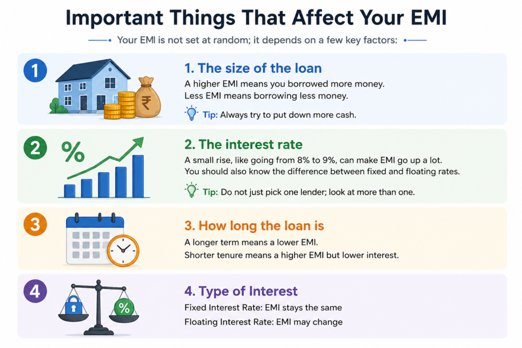 How To Calculate Home Loan EMI important things that impact your emi